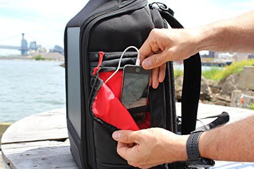 Solar backpack with rugged battery pack — photo 5