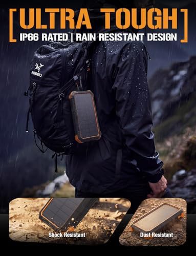 Solar portable charger with LED flashlight — photo 5