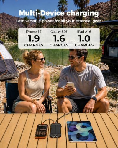 Wireless solar charger in black and gray — photo 4