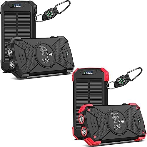 Solar wireless charger two pack set