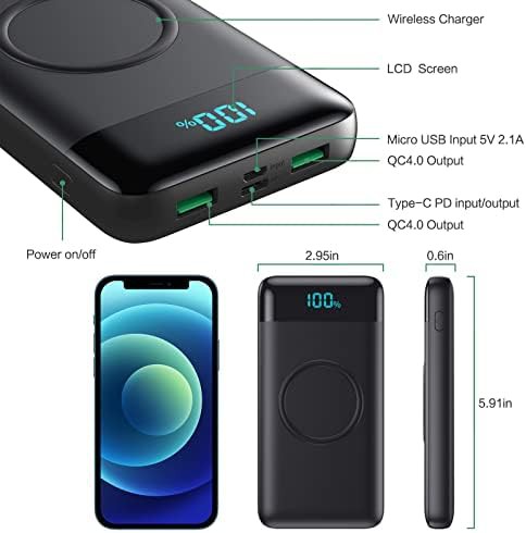 Fast charging wireless battery pack 30800mAh — photo 4