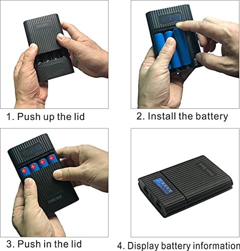 Portable DIY battery case with LED display — photo 4