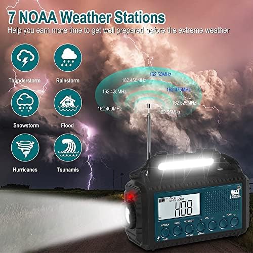 Solar and hand crank weather radio — photo 4