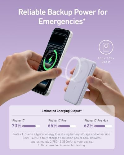 MagGo slim magnetic portable charger 5,000mAh — photo 3