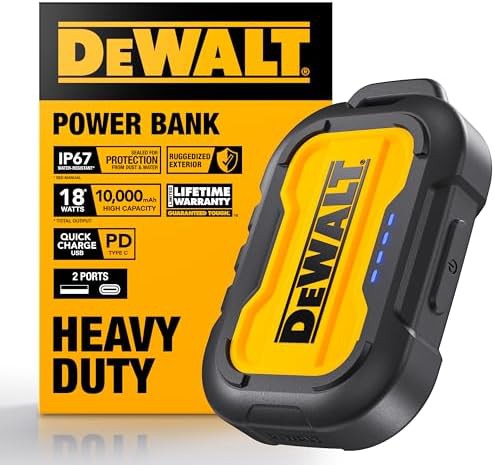 Heavy duty waterproof worksite portable charger