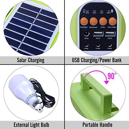 Solar camping lantern with bluetooth speaker — photo 4