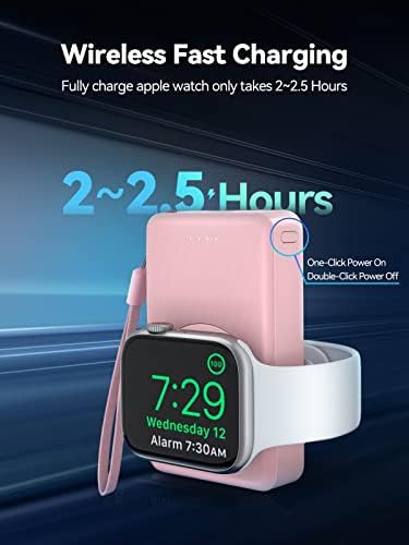 Magnetic watch charger two pack pink — photo 4