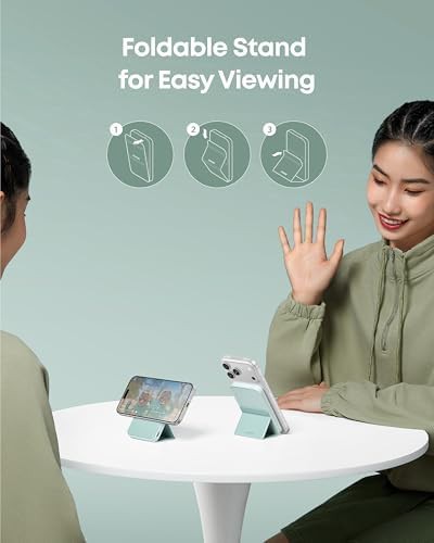 Foldable magnetic wireless charger 5,000mAh — photo 5