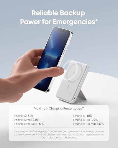 Mini foldable magnetic wireless power bank — photo 4