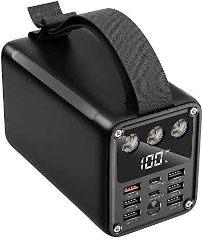 Multi port 60000mAh battery for camping