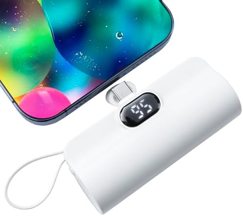 Mini power bank with LED status screen