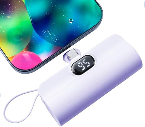 Portable mini charger with dual USB-C ports