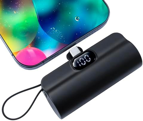 Mini power bank with LCD battery display