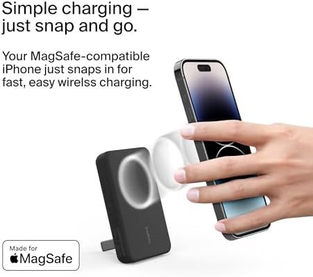 Magnetic power bank with integrated kickstand — photo 5