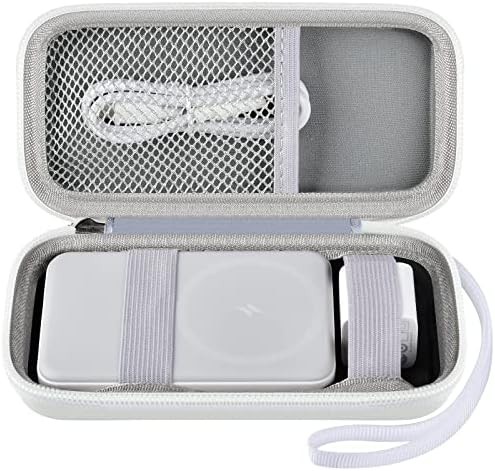 White medium case for magnetic batteries