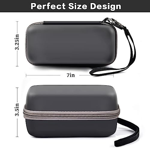 Black hard shell travel charger case — photo 3