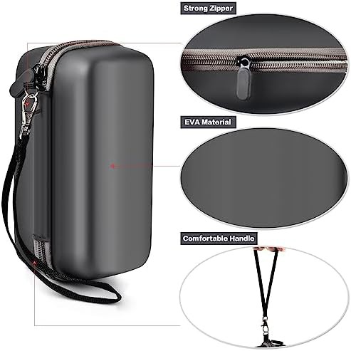 Black hard shell travel charger case — photo 4