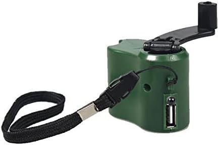 Emergency crank power supply for camping