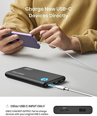 Slim 10000mAh fast charging USB C battery — photo 3