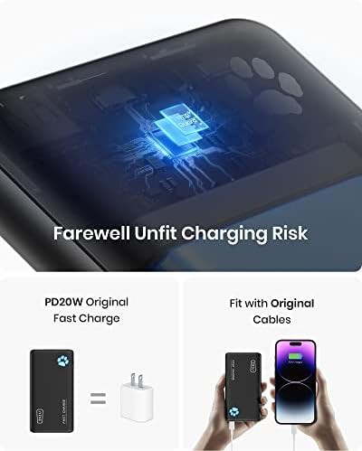Slim 10000mAh fast charging USB C battery — photo 4