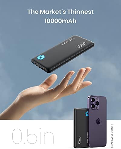 Slim 10000mAh fast charging USB C battery — photo 5