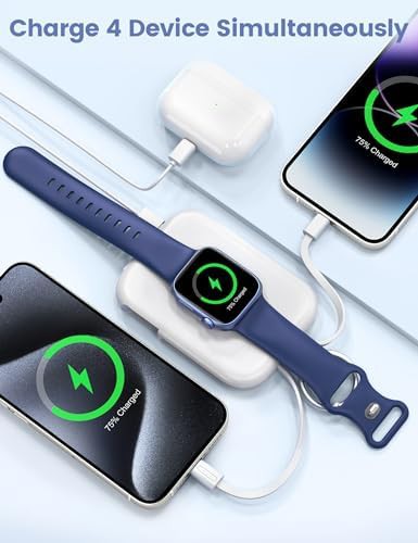Black portable charger for Apple Watch — photo 4