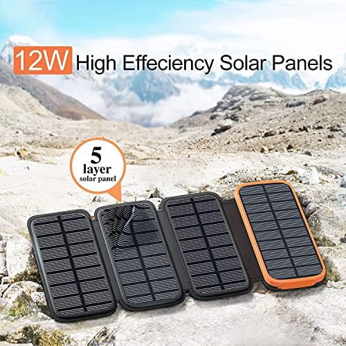 Solar power bank with four panels — photo 5