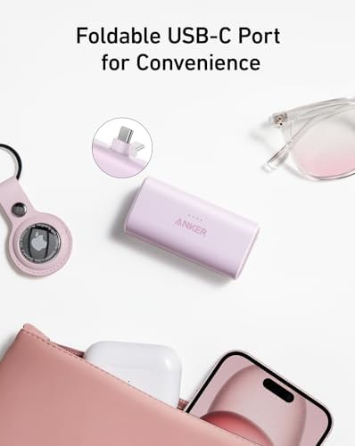 Ice lake blue nano charger with foldable plug — photo 3