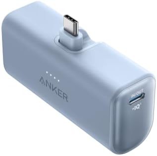 Ice lake blue nano charger with foldable plug — photo 4