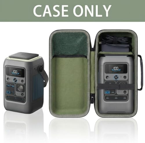 Green hard travel case for power station — photo 3
