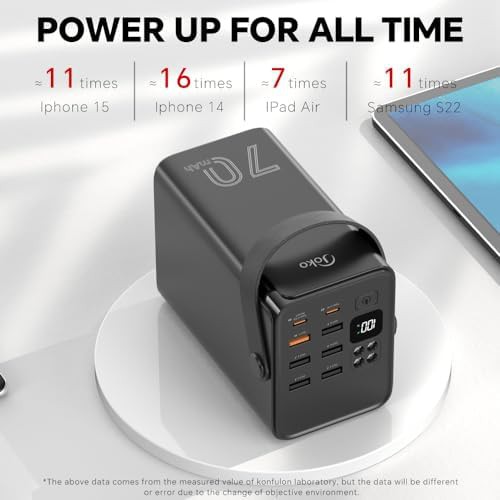 Large capacity power bank with seven outputs — photo 4
