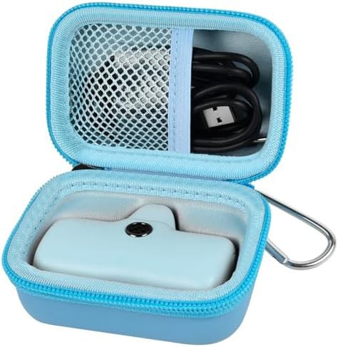 Sky blue pouch for mini chargers