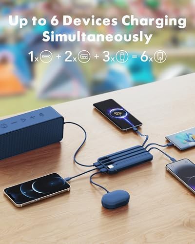 Camping ready battery with six output ports — photo 3