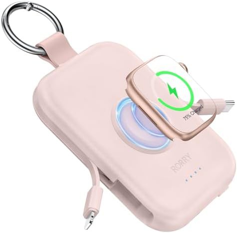 Green travel charger for Apple Watch