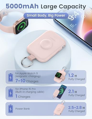 Green travel charger for Apple Watch — photo 3