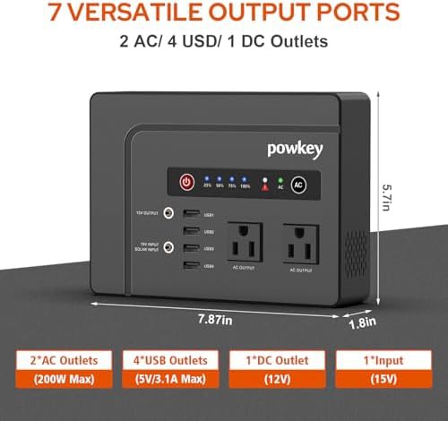 Portable power station with solar panel — photo 3