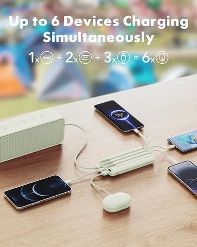 Black twenty thousand mah six output battery — photo 3