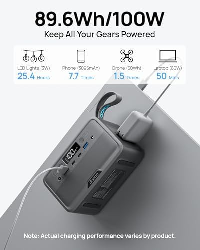 Slim solar power bank 89Wh — photo 3
