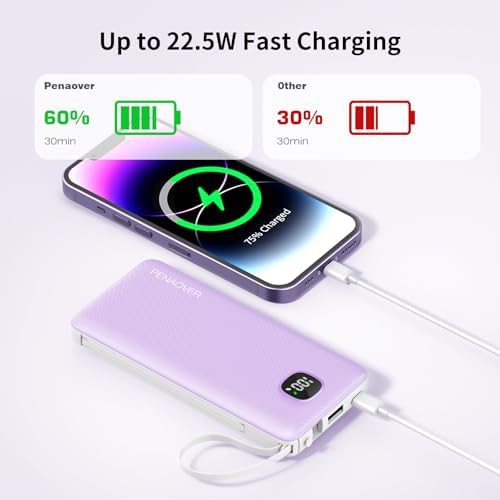 Travel power bank with integrated wall plug — photo 4