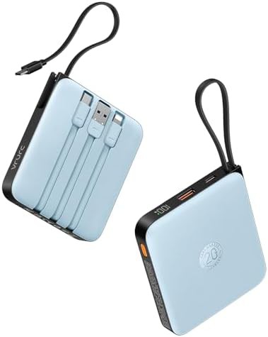Blue ten thousand mah fast charging bank