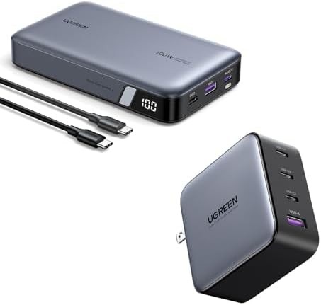 Fast charging power bank with wall charger