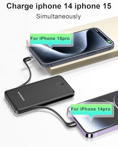Slim travel battery with integrated wall plug — photo 4