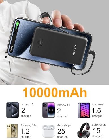 Slim travel battery with integrated wall plug — photo 5
