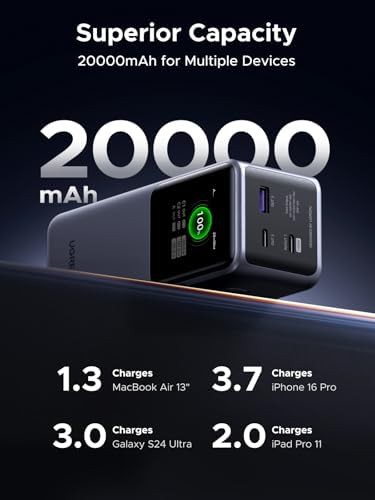 Portable laptop charger with integrated LED display — photo 3
