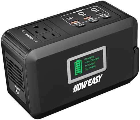 Portable power station with AC outlet