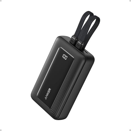 Portable 20k charger with dual cables