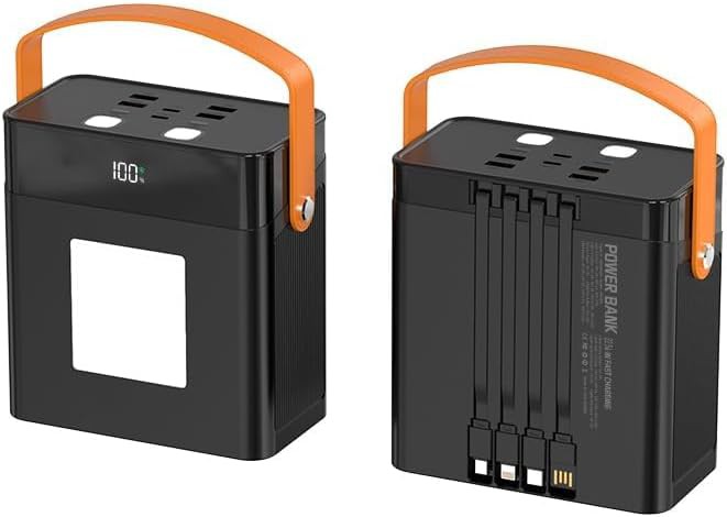Solar camping power bank with LED light — photo 3