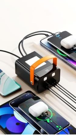 Solar camping power bank with LED light — photo 5