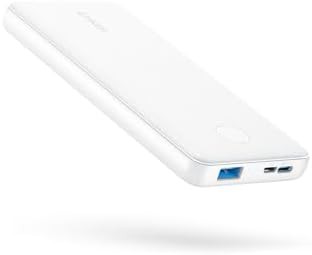 Compact black 10,000mAh battery pack