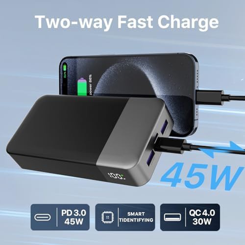 Portable 45W travel charger 20000mAh — photo 5